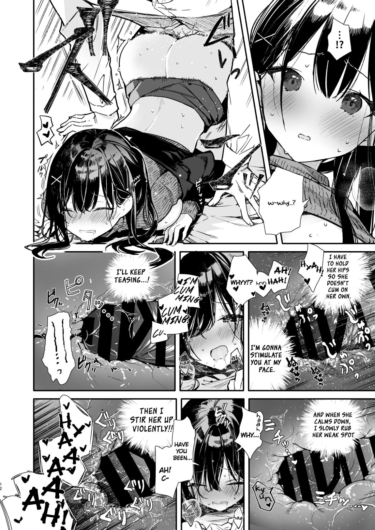 Hentai Manga Comic-Doing Lewd Edging Play With Senpai-Read-10